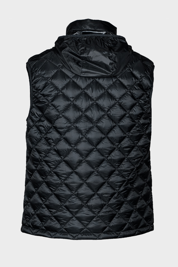 HOODED VEST KARL LAGERFELD - 990 BLACK